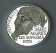 Stříbrná medaile s titulem MUDr.