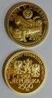 Zlatá mince ČR-2500 Kč  Hamr v Dobřívě, PROOF ,  999,9/1000, 7,78g 