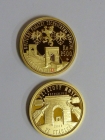 Zlatá mince ČR-2500 Kč řetězový most ve Stádlci PROOF,  999,9/1000, 7,78g